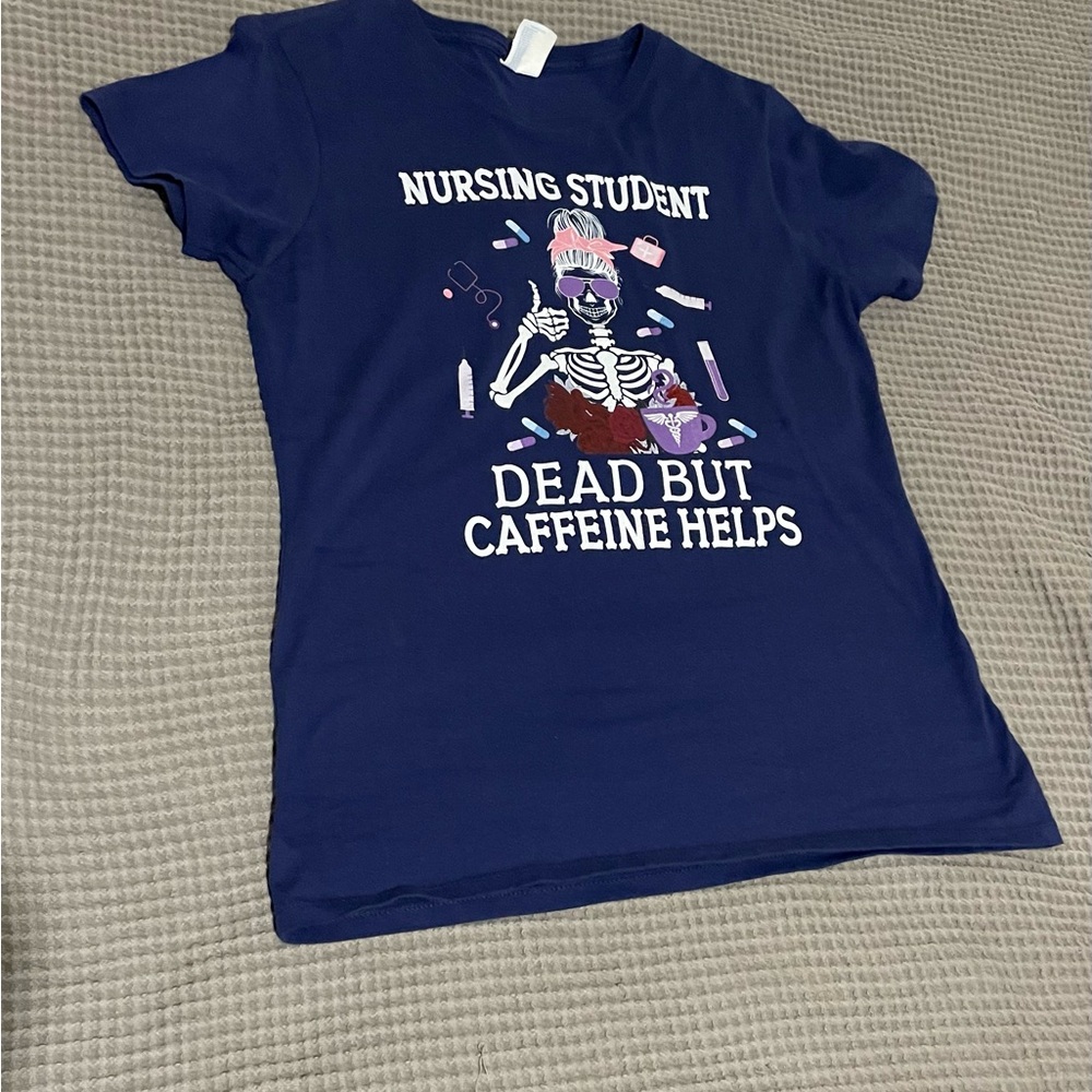 Nursing Student Graphic women’s T-Shirt - Blue